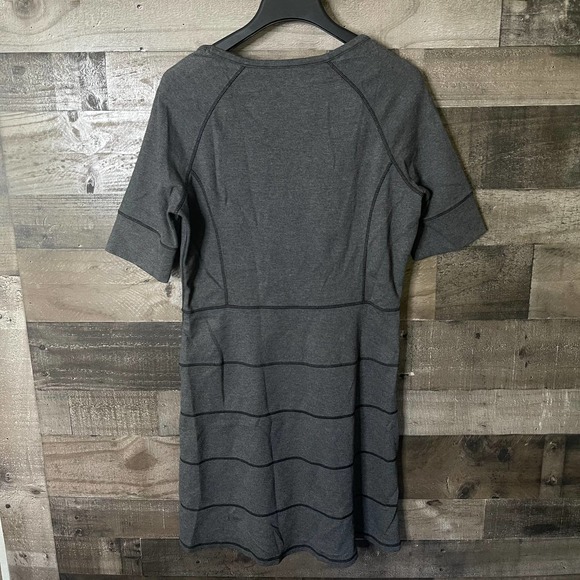 SOLD Athleta Strata Ponte Zipper Dress Large - Picture 2 of 2